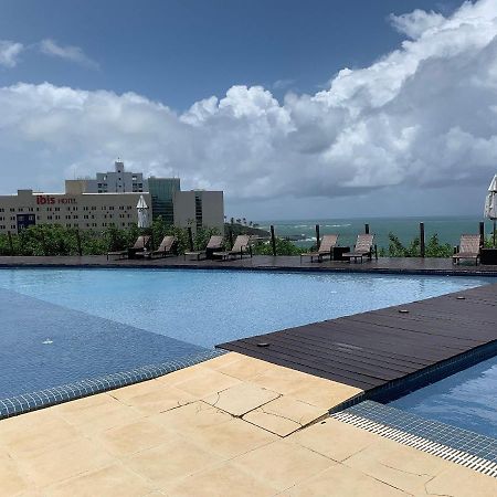 Apartamento Loft Duplex Urbano E Sofisticado, Com Tematica Praiana No Rio Vermelho Salvador Bagian luar foto