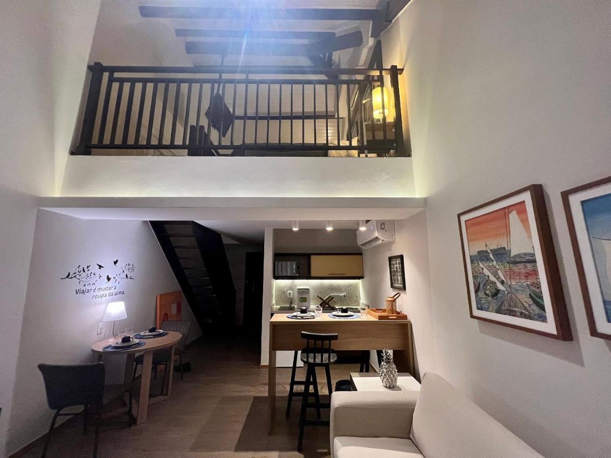 Apartamento Loft Duplex Urbano E Sofisticado, Com Tematica Praiana No Rio Vermelho Salvador Bagian luar foto